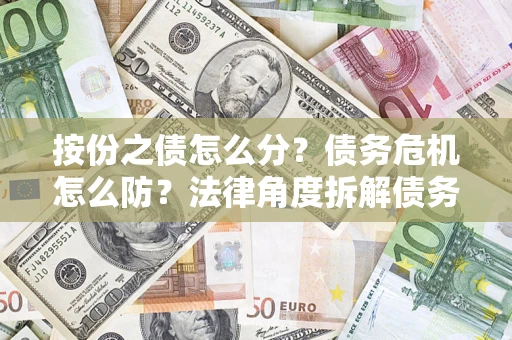 北京按份之债怎么分？债务危机怎么防？法律角度拆解债务分配与风险自保指南