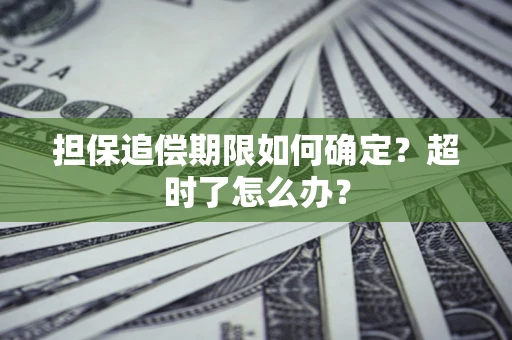 北京担保追偿期限如何确定？超时了怎么办？