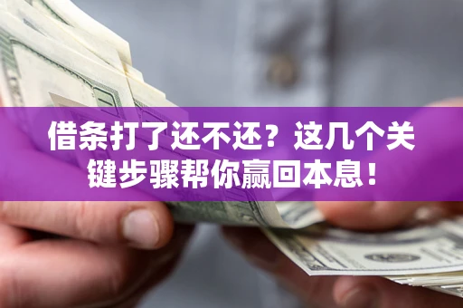 北京借条打了还不还？这几个关键步骤帮你赢回本息！