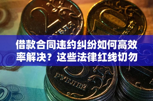 北京借款合同违约纠纷如何高效率解决？这些法律红线切勿触碰