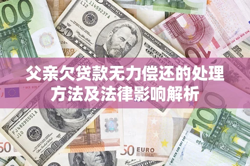北京父亲欠贷款无力偿还的处理方法及法律影响解析