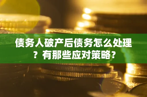 北京债务人破产后债务怎么处理？有那些应对策略？